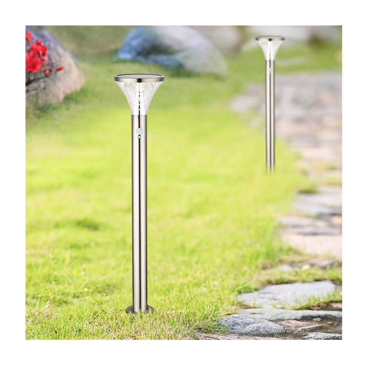 Vertak Hochleistungs-solarleuchte Für Den Garten,Outdoor-skate-standleuchte Mit Mast
