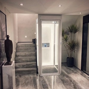 Ascenseur intérieur élégant pour petite maison, ascenseur domestique 3 étages, ascenseur d'hôtel pour 4 étages, 630 kg, bon <span class=keywords><strong>prix</strong></span> - Product Image 1