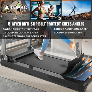TOPKO在庫米国倉庫用多目的ランニングトレーニングトレッドミル静かな操作ホームトレッドミル - Product Image 4