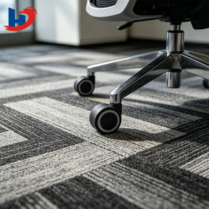 <span class=keywords><strong>Moquette</strong></span> de bureau commerciale antistatique en nylon imprimé, résistante à l'usure pour fort trafic, géométrique, mur à mur, facile à nettoyer - Product Image 2