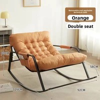 EaseNeat Double paresseux chaise berçante Durable tissu doux salon pour chambre salon pliable meubles de maison appartement Villa