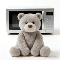 Jouets en peluche chauffants et douillets, parfumés à la lavande, personnalisés, en forme de dessin animé, pour four, jouets lestés, animaux pour micro-ondes, cadeau pour enfants