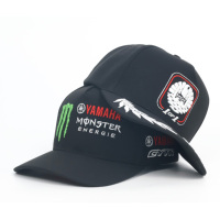 Casquette verte laser de haute qualité à 5 panneaux en tissu imperméable avec logo brodé et cordon pour mariage et fête