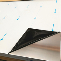 Plaque en acier inoxydable ASTM AISI 316, épaisseur 26 gauge, spécification 304, épaisseur 0,1-3,0 mm, toutes plaques en acier inoxydable découpées au laser, revêtement film.