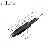 Clé à cliquet pour climatiseur, 3/8 à 1/4, outil de Service de cliquet, avec adaptateur à embout hexagonal
