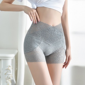 <strong>Women's</strong> Low-Rise Boyshort Floral Lace <strong>Bikini</strong> <strong>Shorts</strong> <strong>with</strong> V Shape Tummy Control Sexy Style Waist Logo - Product Image 6