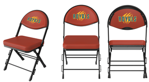 Chaise de sport pliable personnalisée, chaise de stade pliable robuste en cuir PU noir pour les matchs de basket-ball <span class=keywords><strong>NBA</strong></span>, les clubs d'e-sport - Product Image 3