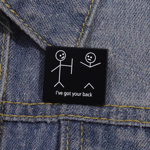 2024 изящная эмалированная брошь в виде животного, пингвина, сердца, креативная техника литья, радужные броши для пар, подарок для пар - Product Image 5