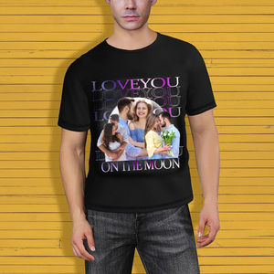 เสื้อยืดผู้ชายผ้าไหม/คอตตอนถักคุณภาพสูง ขายส่ง พิมพ์โลโก้ด้วยผ้าไหมตามสั่ง ระบายอากาศได้ดี ทรงโอเวอร์ไซส์ คอกลม แขนสั้น สไตล์ฮิป - Product Image 4
