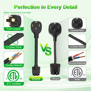 特斯拉 Model 3 Nema 适配器适用于特斯拉 EU 16A Schuko 适配器 Gen 2 通用移动连接器 16A 适配器尾部 - Product Image 5