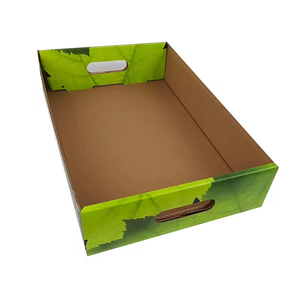 Caja de cartón corrugado duradera de 3 capas tipo <span class=keywords><strong>B</strong></span> para exhibición de latas de cerveza y bebidas, lista para envío, con orificio para el transporte. - Product Image 3