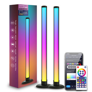 Escritorio Inteligente para Juegos con Lámpara <span class=keywords><strong>LED</strong></span> RGB, Control por Voz <span class=keywords><strong>Alexa</strong></span>/Google, Sincronización Musical por WIFI e IR, Barra de Luz <span class=keywords><strong>LED</strong></span> RGB, Luz Ambiental para TV - Product Image 1
