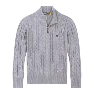 <span class=keywords><strong>2025</strong></span> New LT Biểu Tượng Tùy Chỉnh Giản Dị Mỏng Phù Hợp Với Đan Áo Len Cho Nam Giới Len Ralph Tiền Cũ Phong Cách Cổ Điển Người Đàn Ông Của Đan - Product Image 3