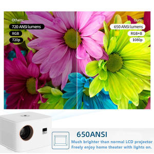 Proyector de Video AIKEWO Q9 Portátil <span class=keywords><strong>4K</strong></span> Android 5G WiFi 2+32G RAM ROM 15000 Lúmenes Full HD LCD Mini Proyector Portátil para Cine en Casa - Product Image 5