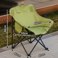 Chaise de pêche pliable portable de haute qualité, tabouret de camping extérieur pour la pêche et le barbecue