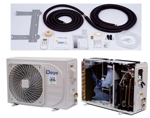 Deye Hybrid <b>Mini</b> Off-grid Split Solar AC <b>Air</b> <b>Conditioner</b> Easy Install 12000BTU 18000BTU 24000BTU for Household Outdoor Use DGA2- - Product Image 4