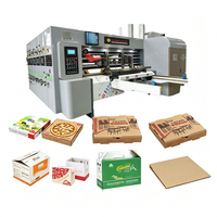 Machine d'impression et de découpe de cartons entièrement automatique 4 couleurs Flexo pour boîtes en carton ondulé