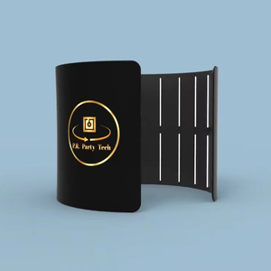 Mur d'arrière-plan à 360 degrés avec éclairage ambiant RVB, un accessoire indispensable pour les influenceurs sur les réseaux sociaux et les opportunités de photographie - Product Image 1