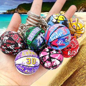 2025 New Arrival thiết kế PVC Silicone 3D Mini thể thao bóng Keychain bán buôn la bàn Keychain cho bóng chuyền bóng đá - Product Image 3