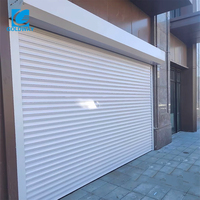 Porte à enroulement résistante au vent, antivol, imperméable et durable pour garage, entrepôt, magasin