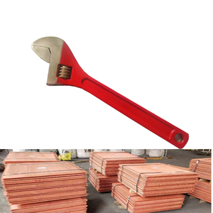Llave Inglesa Ajustable de Alta Calidad de 6 Pulgadas, de Aluminio y Bronce, Antichispas, Herramientas Manuales para la Industria del Petróleo y Gas, Sistema Métrico, OEM - Product Image 3