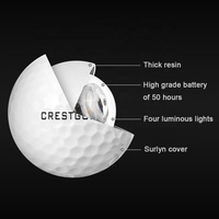 6 pièces/boîte brillent dans la nuit lumineuse LED Balles de Golf entraînement Cadeau