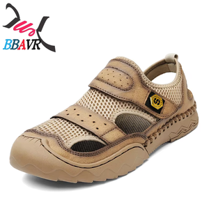 Sandalias Casuales para Hombre, Cosidas a Mano, para Exteriores, Venta Directa de Fábrica - Product Image 3