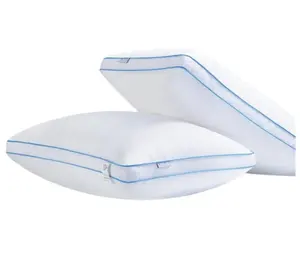 건강한 수면 베개 케이스 100% 면 5 스타 베개 1000g 맞춤 베개 채우기