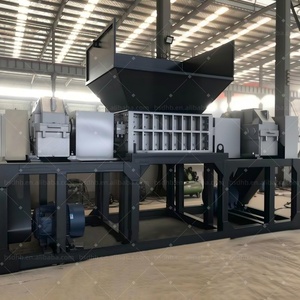 Déchiqueteuse industrielle à double arbre haute vitesse pour pneus en caoutchouc, métal, plastique, carton, pneus usagés, <span class=keywords><strong>mini</strong></span> déchiqueteuse à double arbre - Product Image 3