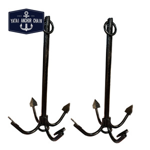 Ancla de cadena Yatai con grapa de 4 puntas para uso en acuicultura y ingeniería marina - Product Image 5