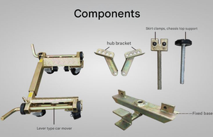 Hoàn thành xe di chuyển Rack Set bao gồm 1 t/pc bánh xe Dolly và sửa chữa các thành phần cho thuận tiện sửa chữa xe và dịch vụ cứu hộ - Product Image 4