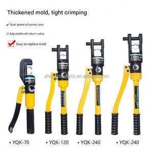 เครื่องมือจีบสายไฮดรอลิกเหล็กแบบแมนนวลสำหรับงานอุตสาหกรรม รุ่น YQK-300 16 ตัน 9 AWG 600 MCM แบบอเนกประสงค์ - Product Image 5