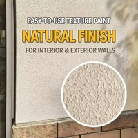 Peinture murale à base d'eau à texture pointillée pour façade de bâtiment extérieur, résistante aux intempéries, décorative, fourniture directe d'usine OEM