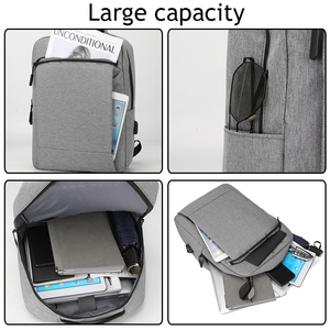 <span class=keywords><strong>Zaino</strong></span> per Laptop in <span class=keywords><strong>Pelle</strong></span> di Qualità, Impermeabile, con Porta USB, per <span class=keywords><strong>Uomo</strong></span> - Product Image 4