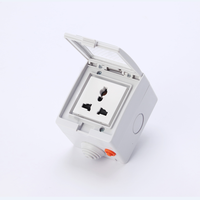 Tuya App télécommande WiFi intelligent résistant aux intempéries 220V 10A prise industrielle et prise étanche pour jardin extérieur niveau IP55
