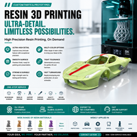 Service de coloration sur mesure pour usinage, conception d'impression 3D, modèles en résine couleur, tolérance de précision 0,02 pour l'automobile et l'industrie