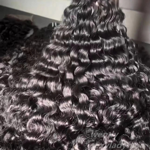 Ciocche di capelli grezzi venditori all'ingrosso di capelli grezzi singoli donatori vietnamiti allineati con cuticole 100% fasci di capelli umani - Product Image 1