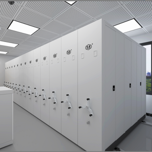 Compacteur de bibliothèque de haute qualité avec système de classement mobile pour dossiers médicaux sur rail - Product Image 6