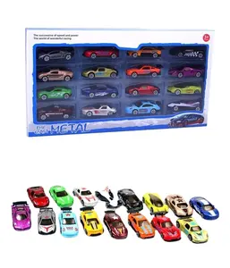 Hot selling kids custom metal die cast diecast toy for vehicles race cars truck with 1:64 scale pull back alloy car