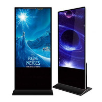 Pantalla Digital de 43, 55 y 65 Pulgadas, Señalización, Kiosco Publicitario, Pantalla Táctil LCD, Reproductor de Publicidad Inteligente con Wifi para Interiores