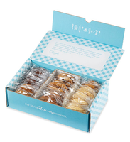 Boîte carrée en carton ondulé de haute qualité, écologique, haut de gamme, avec logo personnalisé, boîte d'expédition pour l'emballage de produits de boulangerie
