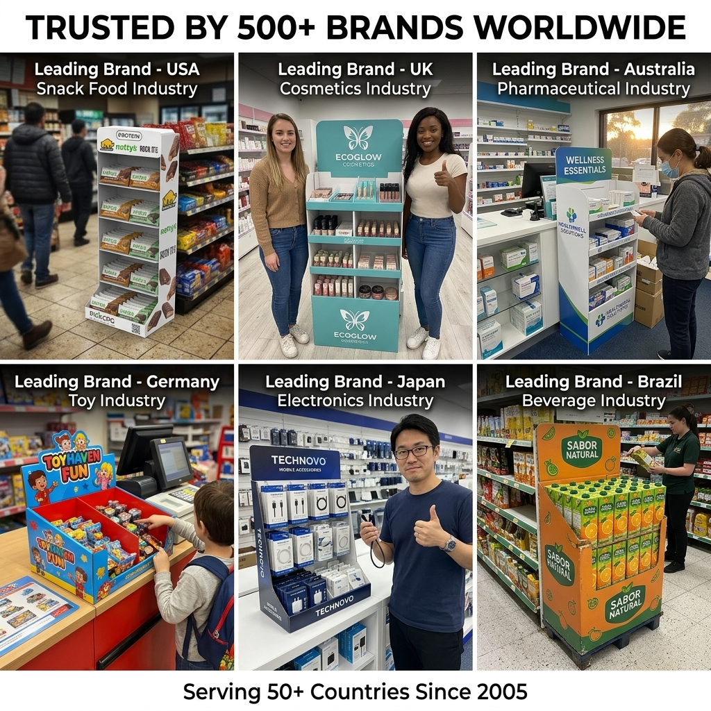 Wholesale Custom Floor Standing PVC Display Stand Healthy Food Snack Display Rack Retail Store Waterproof Display Shelf Apache — view 6