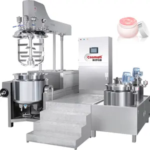 CE certificated Stainless Steel Mixing Tank With Jacketed Heating and Cooling Custom Mixer for Sauce Cream Cosmetics Chemicals