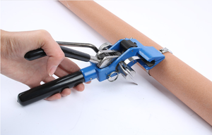 Pinza Manuale per Fascette Stringicavo in Acciaio Inox Attrezzo di Serraggio Macchina Tensionatrice Pistola per Fascette Legatrice per Reggette in Acciaio - Product Image 3