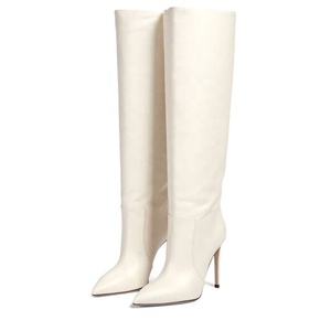 Nouvelles Bottes à Talons Hauts en Gros, Bottines Stiletto à Enfiler pour Femmes, Chaussures de Mode Automne Hiver, Bottes Hautes Quotidiennes - Product Image 5