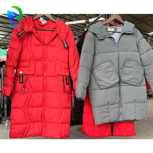 Chaqueta Larga Acolchada de Otoño Invierno para Mujer <span class=keywords><strong>Ropa</strong></span> de Mujer Usada de Moda Compra al por Mayor para Reventa <span class=keywords><strong>Ropa</strong></span> de Segunda Mano - Product Image 4