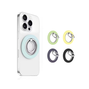 Support de téléphone portable magnétique puissant, flexible et réglable, avec anneau de maintien, personnalisable avec logo, couleur peinte, vente en gros - Product Image 1