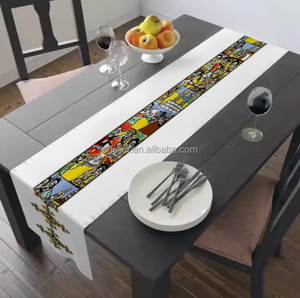 33*180cm Äthiopischer Eritreischer <span class=keywords><strong>Meskel</strong></span> Tischläufer, Äthiopische Tischdecke, Habesha Tischdecke Geschenk Individuell Anpassbar - Product Image 2