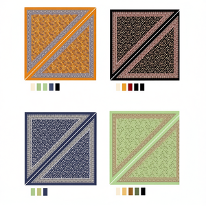 Écharpe triangulaire multifonctionnelle 60x135cm à motifs pour usage extérieur - Product Image 2