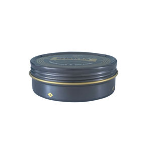 Custom Printed Round Cosmetic Pomade Aluminium Container Tin Box Tin Can